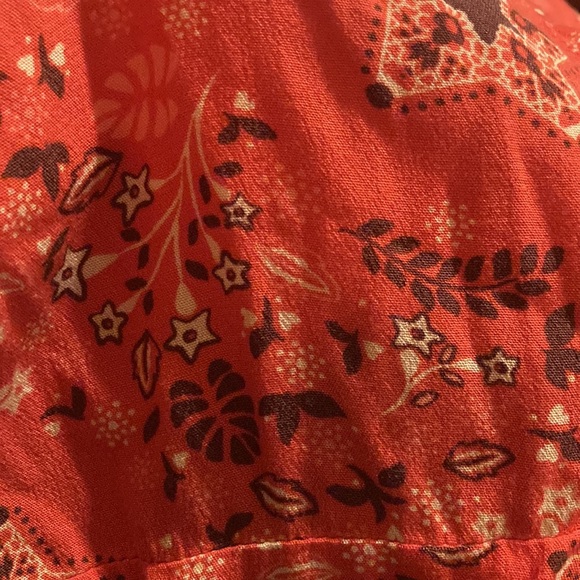 Floral Red Dress - Picture 8 of 10